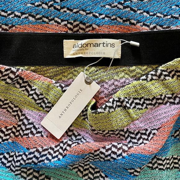 Anthropologie Aldomartins Siena Zig-Zag Mini Skirt, XS - Picture 6 of 9